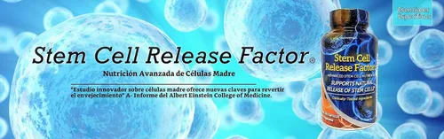 Vista 3 de Factor de liberación de células madre Envejecimiento y soporte de células madre Estimular la migración de células madre Regeneración 60 Ct.