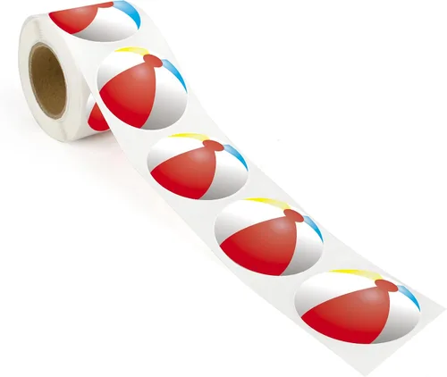 Vista 14 de Muka 250 calcomanías de béisbol de 2 pulgadas, calcomanías autoadhesivas permanentes estándar, suministros para fiestas deportivas 2-inch