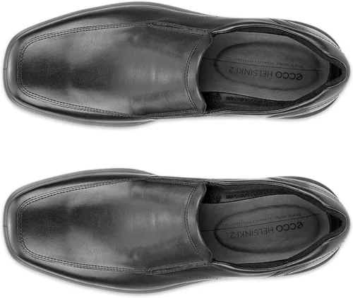 Vista 5 de ECCO Mocasines sin cordones Helsinki 2.0 con punta de delantal para hombre, Negro, 9-9,5