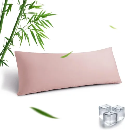 Vista 25 de Fundas de almohada estándar, fundas de almohada de viscosa refrescante de bambú con cierre de sobre, suave que absorbe la humedad para personas que