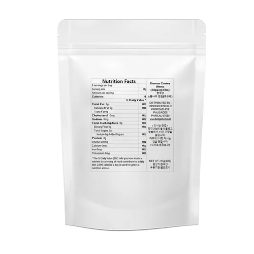 Vista 2 de BridgeHerb Té de corteza de olmo resbaladizo (4 onzas/3.99 oz) Té de hojas sueltas premium Producto de Corea Aprobado por GMP