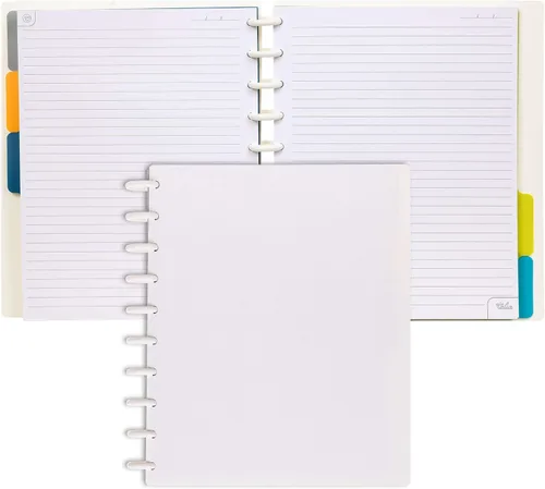 Vista 26 de Talia - Cuadernos de notas con tapas, planificador, personalizables, (Rosa de los 90, Junior (5.5 pulgadas x 8.5 pulgadas))