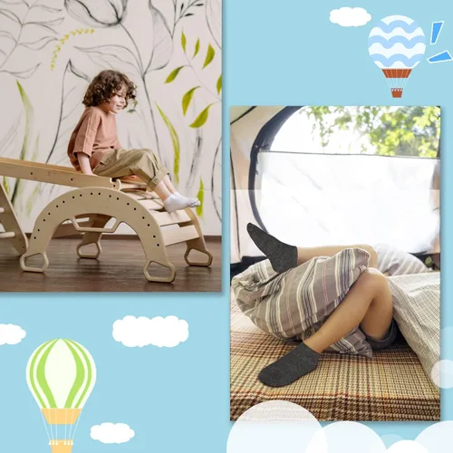 Vista 6 de Calcetines para niños, 25 pares de calcetines tobilleros para niños y niñas, calcetines de corte bajo sólido suave para la escuela para niños de 1 a