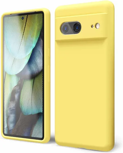 Vista 191 de oakxco para Google Pixel 6A Funda de teléfono de silicona líquida, diseño estético lindo y delgado para mujer y niña, cubierta de gel suave, lisa