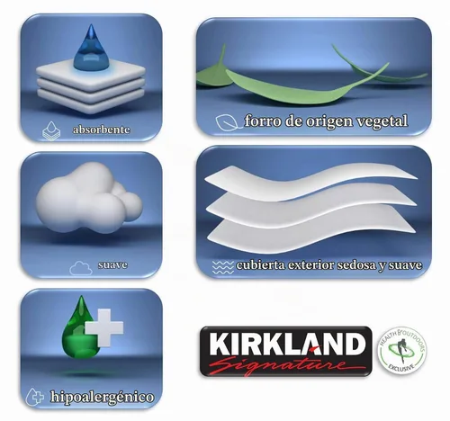 Vista 4 de Kirkland Pañales Signature talla 1 (hasta 14 libras) 192 unidades con toallitas exclusivas para la salud y el aire libre