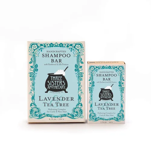 Vista 3 de Three Sisters Apothecary Barras de Champú Sólido Diario de 4.75 oz. (Lavanda y Árbol de Té)
