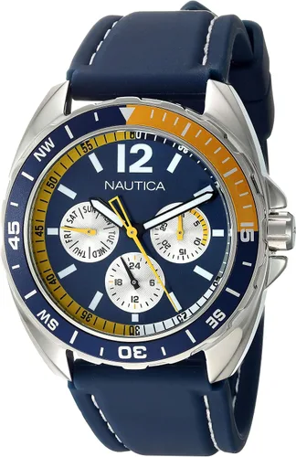Vista 2 de Nautica Reloj de silicona de resina de cuarzo para hombre