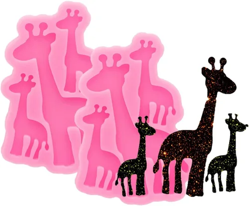Vista 27 de Shiny Bear Family - Molde para llavero de resina para hacer manualidades con arte epoxi