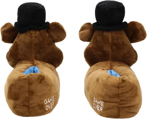 Vista 3 de Bioworld Five Nights At Freddy's 3D Freddy Head - Calcetines de felpa para jóvenes