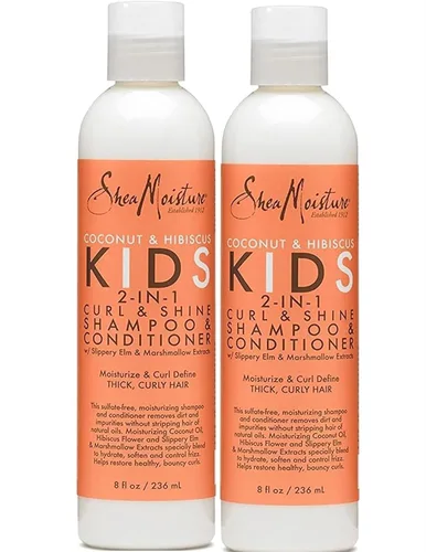 Vista 9 de Shea Moisture Kids Curl & Shine Champú y acondicionador 2 en 1 8oz