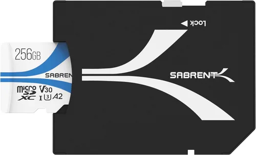 Vista 8 de SABRENT Rocket - Tarjeta de memoria MicroSDXC V30 A2 de 256 GB, paquete de 2 unidades, R100MB/s W30MB/s, compatible con Steam Deck, Nintendo-Switch