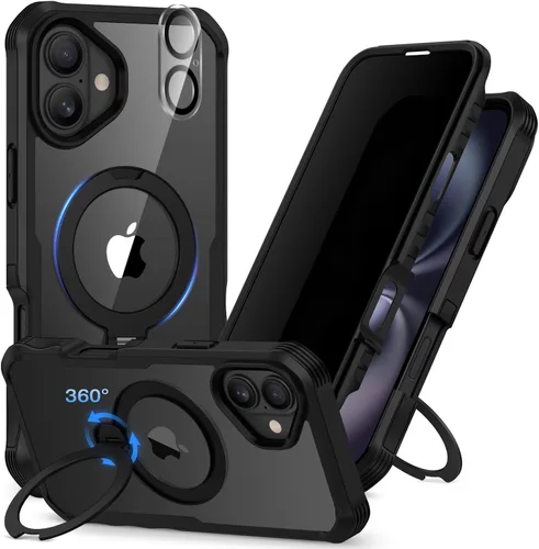Vista 54 de CENHUFO Funda de privacidad para iPhone 11 Pro, funda de cuerpo completo con protector de pantalla de privacidad de vidrio templado 9H integrado