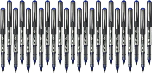 Vista 5 de Gullor Vision Stick - Bolígrafos de punta fina de punta fina, tinta líquida de 0.020 in, de secado rápido, para escribir, tinta azul, paquete de 12