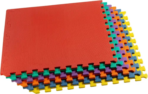 Vista 33 de We Sell Mats 3/8" Thick Multipurpose EVA Foam Exercise Floor Mat, Interlocking Tiles, Anti-Fatigue for Home or Gym