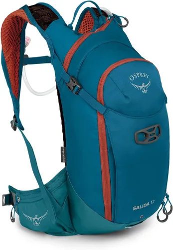Vista 14 de Osprey Salida 8L Mochila de ciclismo para mujer con depósito hidráulico, color gris Space Travel Space Travel Gris