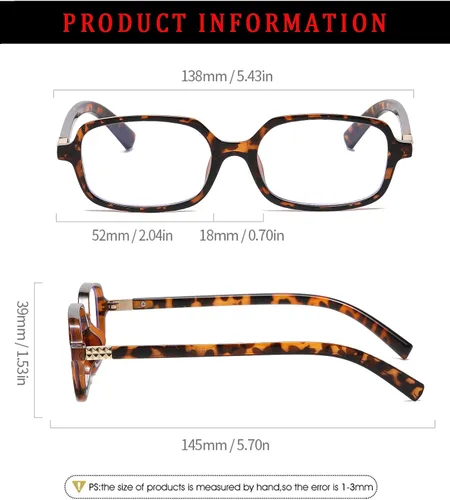 Vista 6 de Gafas rectangulares para mujeres y hombres, de los años 90, con marco cuadrado pequeño, lentes de luz azul, antifatiga ocular