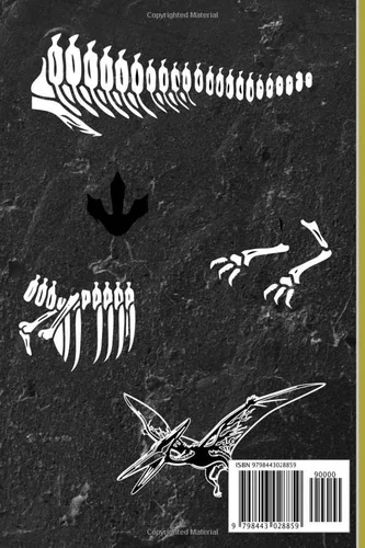 Vista 2 de Jurassic Sketchbook composition Jurassic sketchbook Sketchbook for school110 blank pages6x9 inches