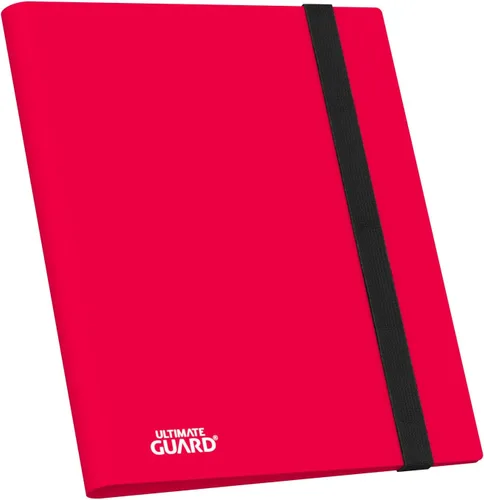 Vista 10 de Ultimate Guard Flexxfolio 12 bolsillos laterales para almacenamiento de tarjetas coleccionables de hasta 480 tarjetas, colección de tarjetas Rojo