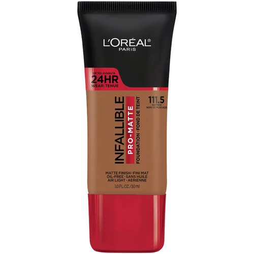 Vista 43 de L'Oreal Paris Cosmetics Makeup Infallible Pro-Matte - Base líquida de larga duración, True Porcelain, 1 onza líquida.