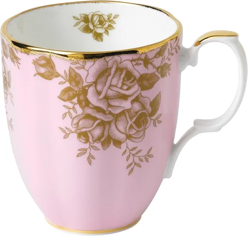 Vista 5 de Royal Albert 100 años 1990 - Juego de 3 piezas (taza de té, platillo y plato de 8")