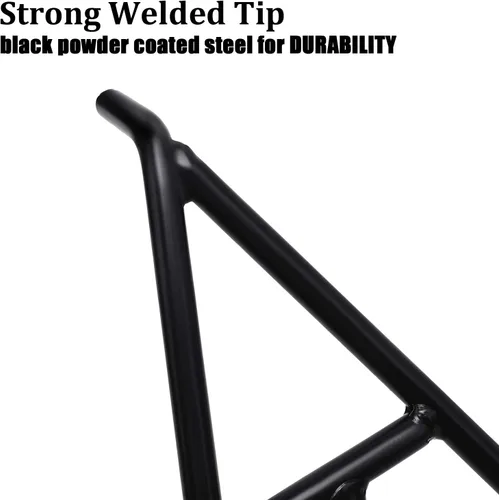 Vista 2 de Eapele Soporte triangular para motocross, estructura de acero sólido, universal para motocross y enduro de 80-500 cc, color negro