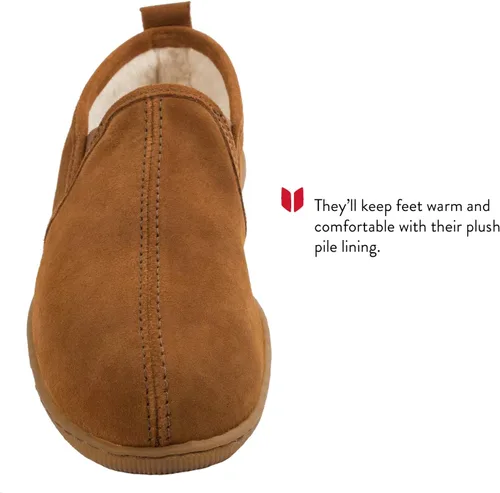 Vista 3 de Minnetonka Pantuflas Romeo forradas con pila para hombre