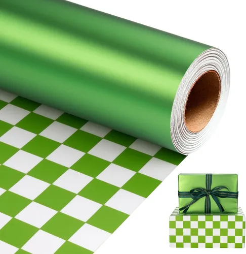 Vista 35 de Homeral Rollo de papel de regalo Jumbo de 30 pulgadas x 32.8 pies, color azul rey metálico para Navidad, cumpleaños, vacaciones, boda, baby shower