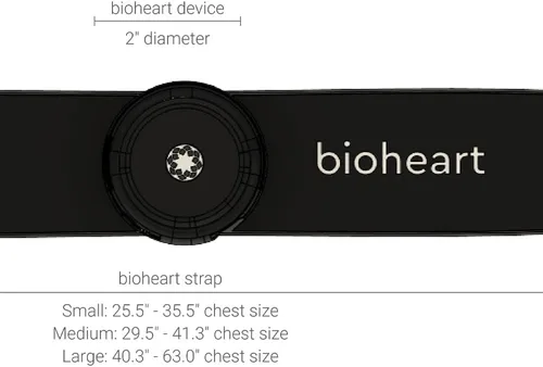 Vista 10 de Bioheart Monitor de frecuencia cardíaca continuo 24/7 Sin necesidad de receta Dispositivo inteligente portátil Correa para el pecho