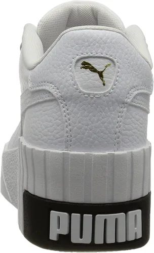 Vista 3 de PUMA Tenis Cali Wedge para mujer, Blanco