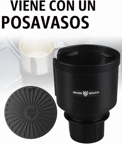 Vista 9 de Adaptador expansor de portavasos de automóvil mejorado con base ajustable desplazada, compatible con Yeti Ramblers de 14/24/36/46 oz, Hydro Flasks
