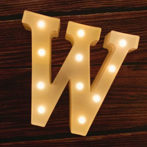 Vista 34 de MUMUXI Letras iluminadas de marquesina que funcionan con pilas, luces LED del alfabeto, para fiestas, bodas, cumpleaños, Navidad, decoración