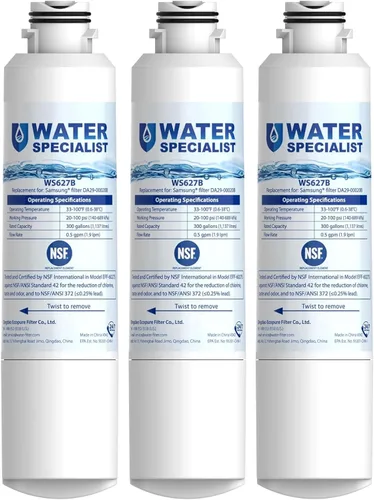 Vista 10 de Waterspecialist DA29-00020B Repuesto para Filtro de agua Samsung DA29-00020B, HAF-CIN/EXP, DA29-00020B-1, HDX FMS-2, RS25J500DSR, RF28HMEDBSR
