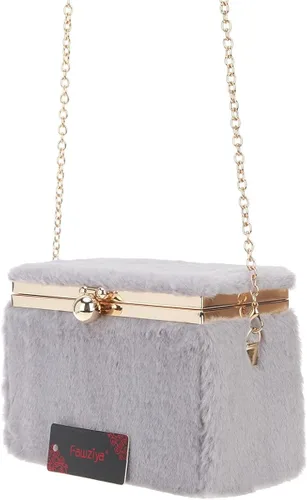 Vista 6 de Fawziya - Bolsos de embrague de piel linda para mujer bolsos de noche y embragues