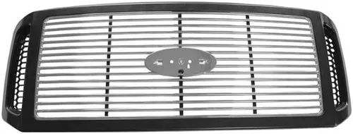 Vista 9 de CarPartsDepot Nuevos Piezas de Reemplazo Parte Delantera Derecha del Lado del Pasajero Argent Grille Grill Compatible con 1976-1977 FORD F-350 F-250