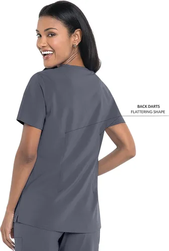 Vista 3 de Urbane Performance 9015 - Camiseta quirúrgica de 3 bolsillos para mujer