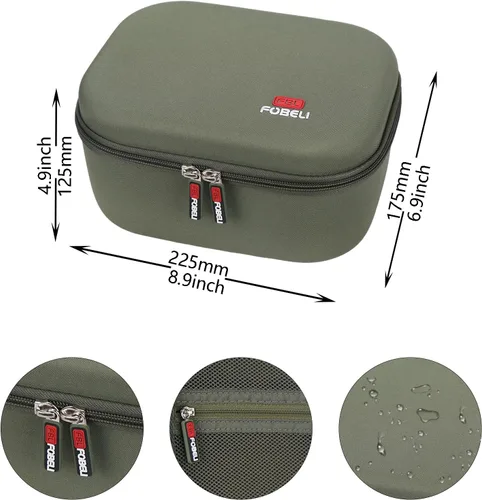 Vista 6 de FBLFOBELI Hard Case for Walker's Razor Slim/Howard Leight Shooting Ear Protection Electronic Shooting Muffs Earmuff