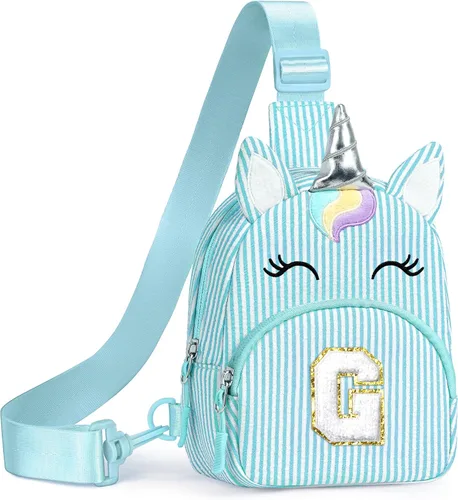 Vista 49 de YOOLIFE Regalos de cumpleaños para niñas y niños, bolsa de unicornio, Azul