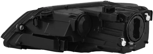 Vista 8 de GGDZTMNB Faro transparente lente carcasa negra para Volkswagen Jetta 2011