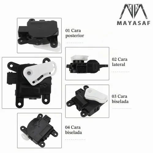 Vista 3 de 604-254 Actuador de puerta de mezcla de aire para calentador HVAC