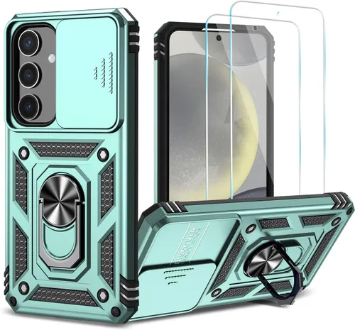 Vista 32 de Funda para Samsung Galaxy S24 Plus/S25 Plus con protector de Azul