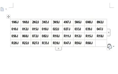 Vista 5 de AideTek 35 Valores 0603 Tamaño 10PC/Kit de inductor de valor (conformidad con RoHS)
