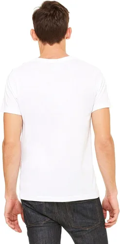 Vista 2 de Bella + Canvas - Camiseta de manga corta con bolsillo para hombre