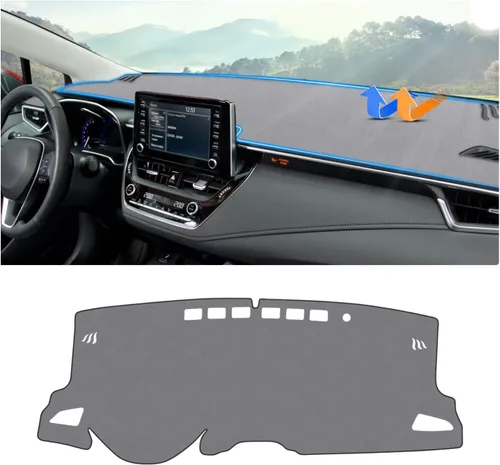 Vista 33 de Autorder Alfombrilla de cubierta de tablero para Toyota 4Runner 2003 2004 2005 2006 2007 2008 2009 Accesorios Cubierta de tablero de terciopelo
