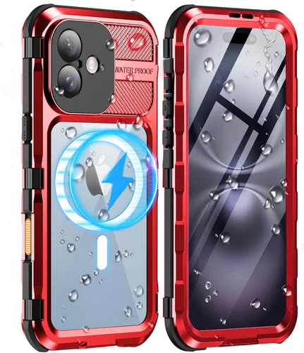 Vista 11 de WIFORT Funda impermeable para iPhone 13 Pro, cuerpo completo de metal 360 [IP68 a prueba de agua] [protector de pantalla integrado]