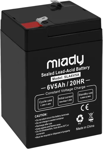 Vista 16 de Miady 12V 12Ah - Batería recargable de ácido de plomo sellada (paquete de 2)