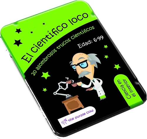 Vista 7 de The Purple Cow - El juego de cartas de trucos científicos locos, fuerzas y energía, kit de experimentos científicos para niños y niñas de 6 años