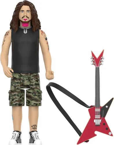 Vista 2 de Super7 Dimebag Darrell Figuras de Reacción Ola 01 - Dimebag Darrell (Culprit) Figura de Acción