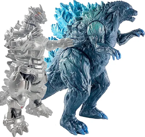 Vista 7 de TwCare Juego de 2 Figuras de Monstruo Legendario de Fuego Shin, Juguetes del Rey Llameante de los Monstruos, Articulaciones Móviles, Serie de Dragón