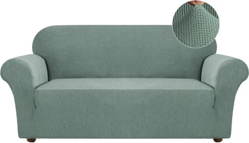 Vista 74 de Turquoize Funda elástica para silla reclinable, funda para sofá reclinable, funda de sofá de 1 pieza con bolsillo lateral, funda protectora