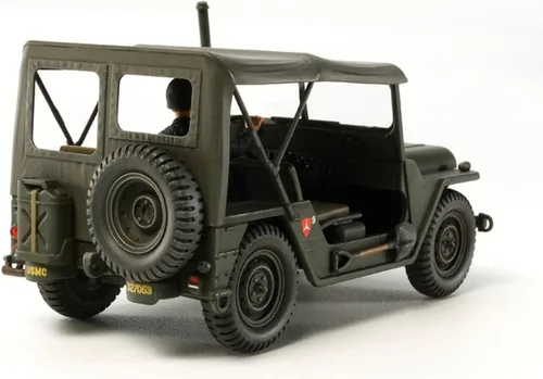 Vista 3 de Tamiya 300035334-1:35 US M151A1 Transporte Vehículo Vietnam, Verde